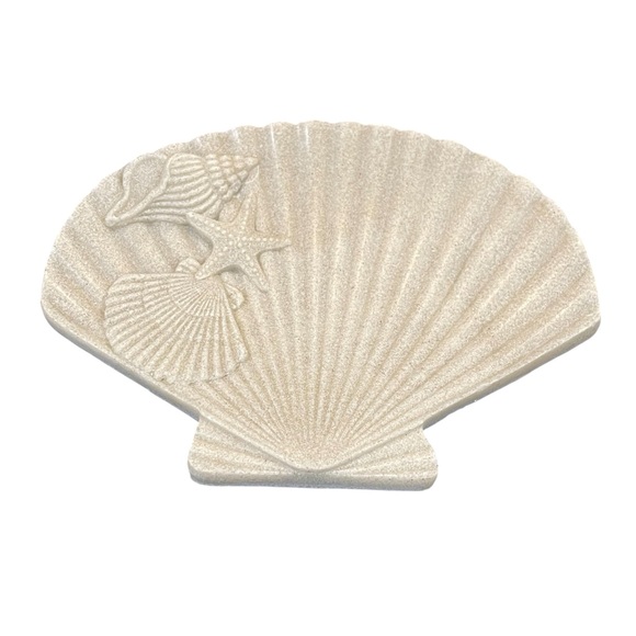 Beach Coastal Bathroom Accessories Set • Lotion/Soap Pump, Soap Dish, Cup • NEW - Picture 5 of 13